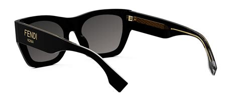 fendi roma sunglasses black|fendi unisex sunglasses.